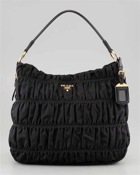 prada tessuto galifre nylon hobo|prada hobo bags.